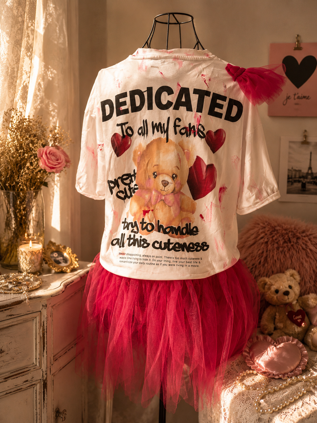 Pretty Cute – Sukienka z Recyklingu z Tiulem | One of One | Pretty Decay Studio | Rozmiar M