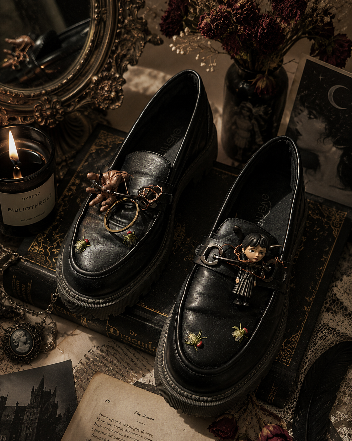 Loafersy One of One “WEDNESDAY’S PETS” | Pretty Decay Studio