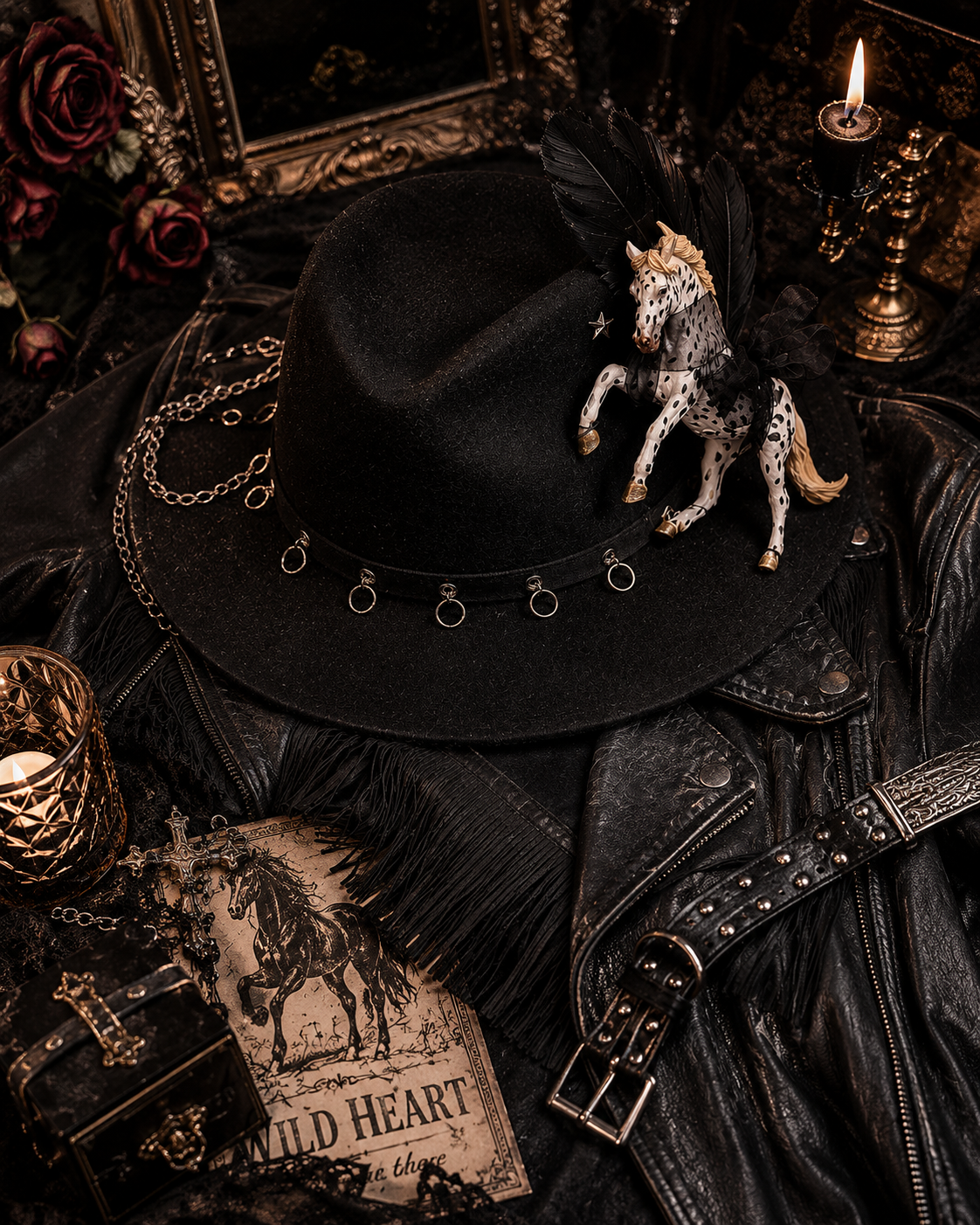 Kapelusz One of One “Phantom Rider” | Pretty Decay Studio