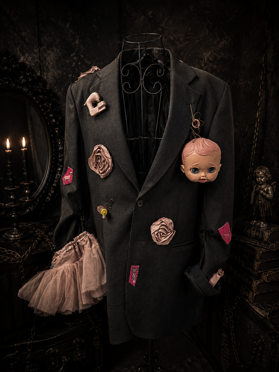 Marynarka One of One “BROKEN PORCELAIN” | Pretty Decay Studio