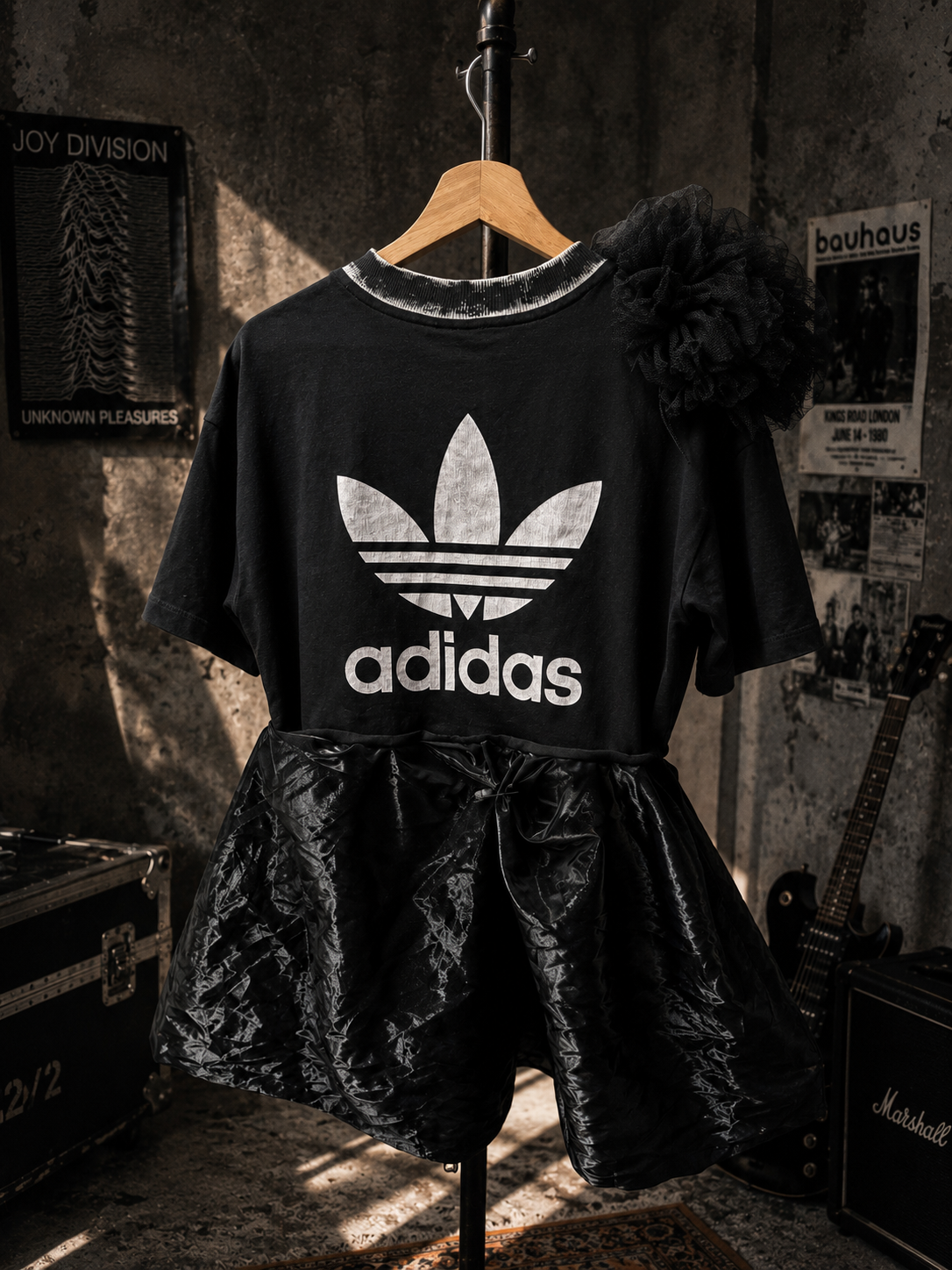 Przerobiony top Adidas Gothic Peplum | One of One