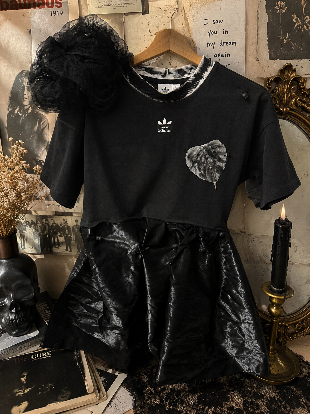 Przerobiony top Adidas Gothic Peplum | One of One