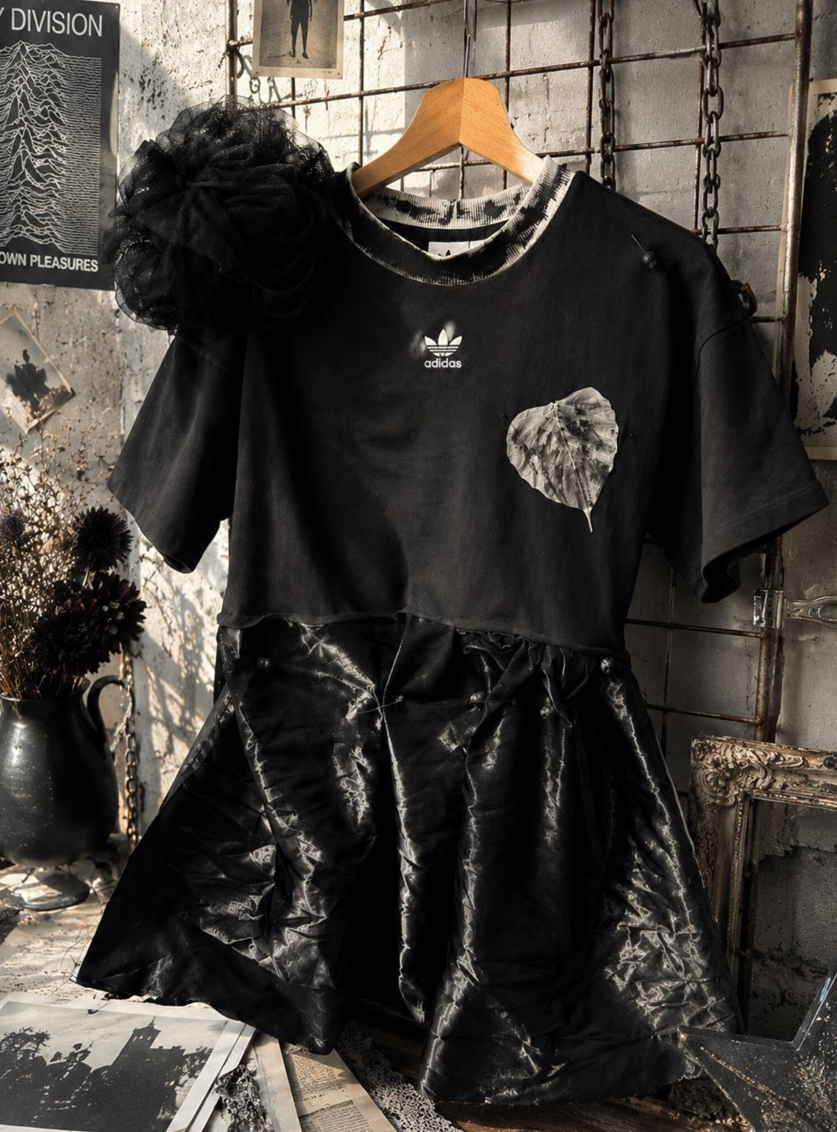 Przerobiony top Adidas Gothic Peplum | One of One